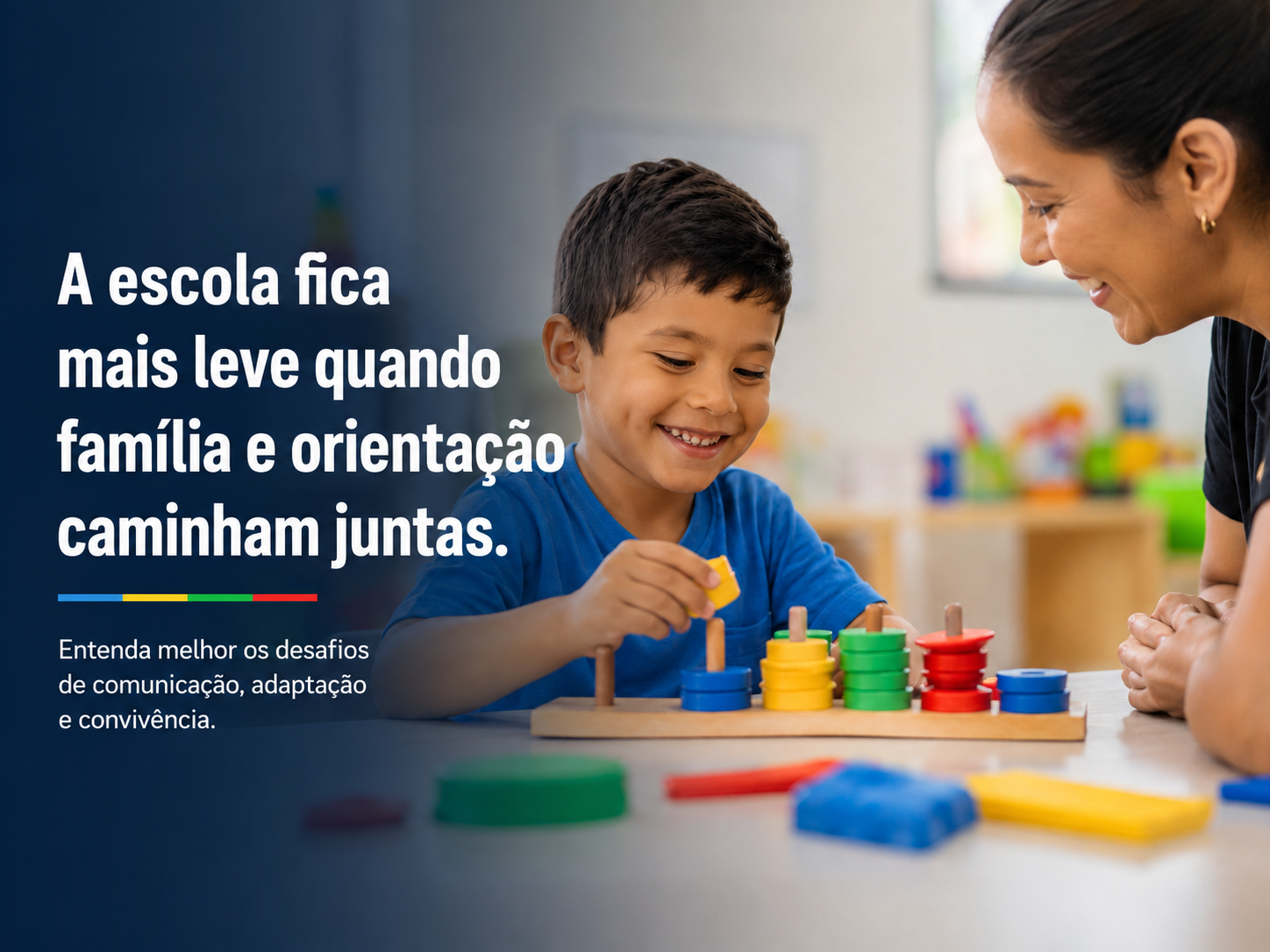 A escola fica mais leve quando família e orientação caminham juntas.